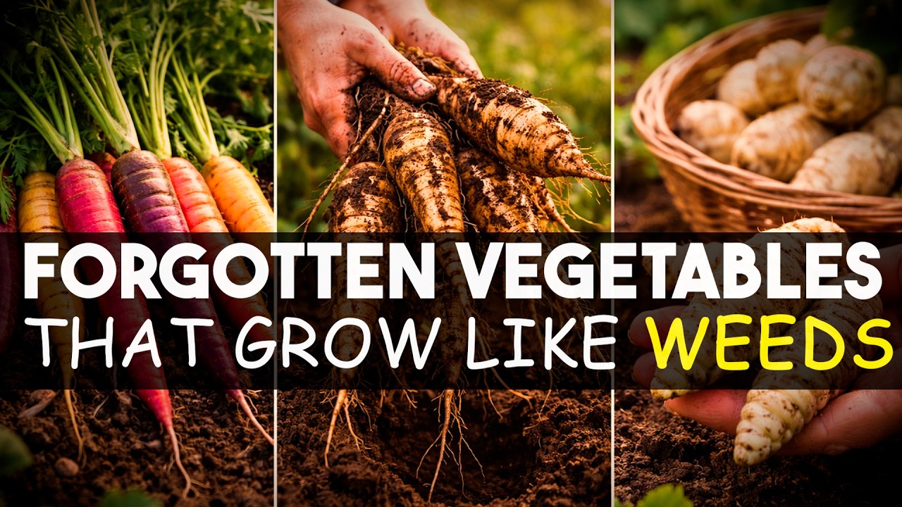 20 Forgotten Vegetables That Grow Like Weeds Without Any Effort