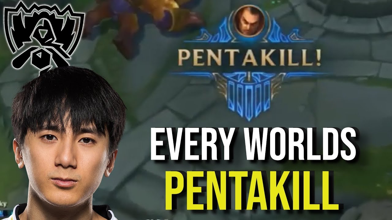 Every Pentakill in League of Legends World Championship History