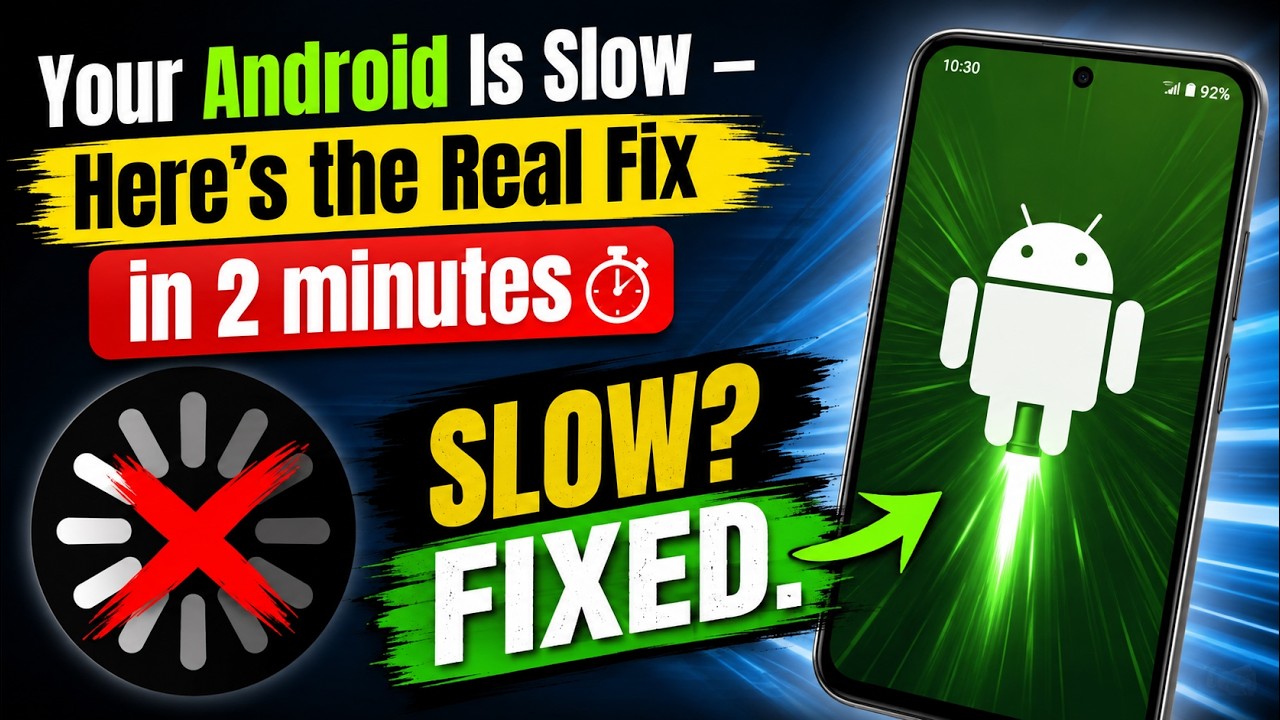 Тормозит Android? &mdash; Вот реальное решение | #КакУскоритьAndroidЗа2Минуты |