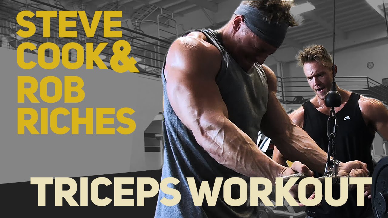 Steve Cook & Rob Riches Arm Workout | Triceps
