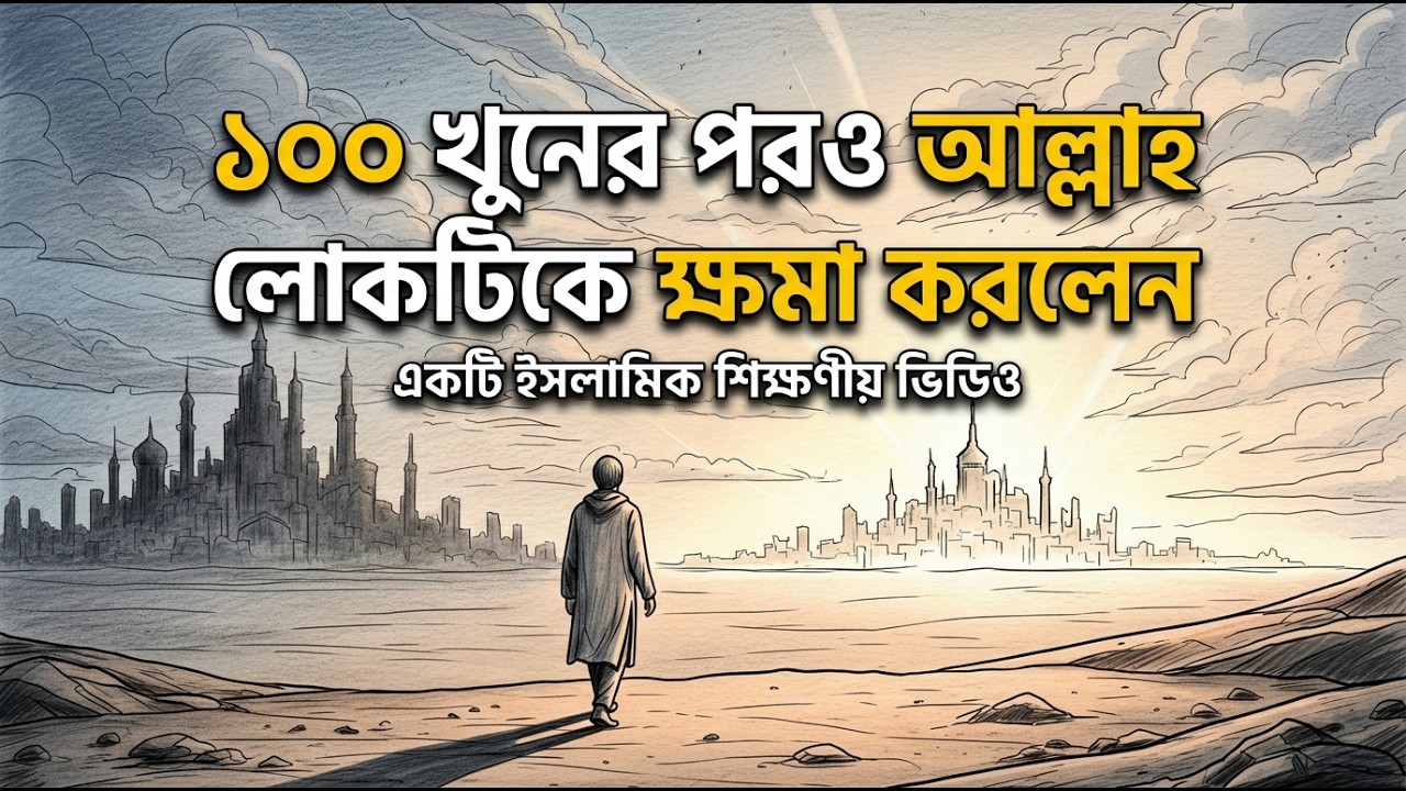 ১০০ খুনের পরও আল্লাহ তাকে ক্ষমা করলেন | তওবার শক্তি | Islamic Story Banngla | DinKotha