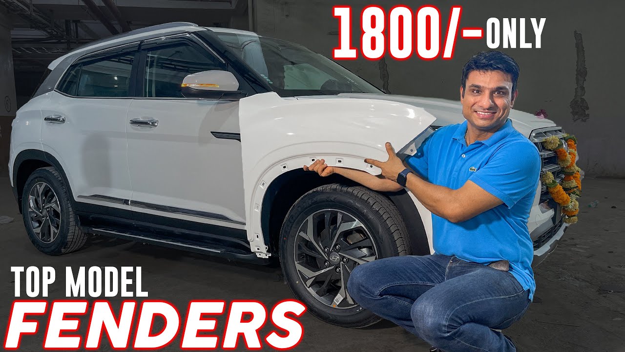 CRETA 2021 MODIFIED WITH TOP MODEL FENDERS:-1800/- & AUTO ORVM || GUESS THE MODEL || 📞9321811482