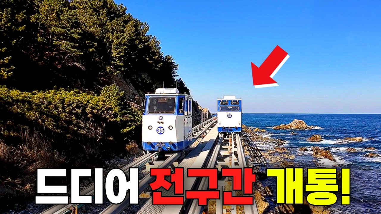 16년만에 드디어 개통!! | 그동안 기차로 갈 수 없어 아쉬웠던 동해안 명소를 당일치기 기차여행으로! | 국내 가볼만한 곳 | 대중교통 | 뚜벅이