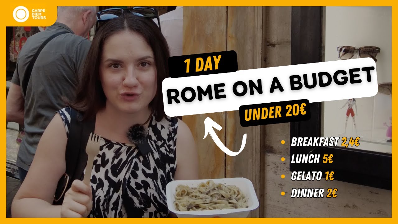 The CHEAPEST restaurants & bars in Rome: under 20€ in 1 Day