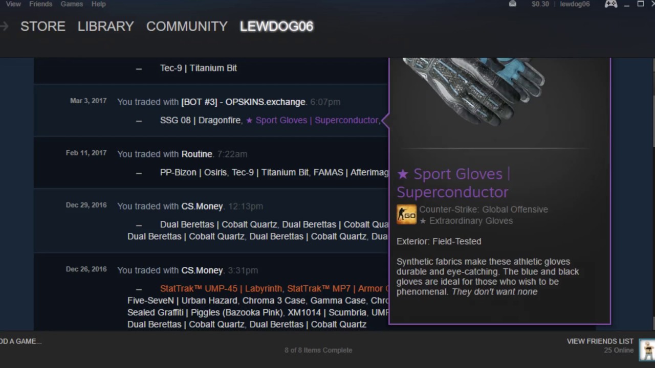 CSGO lost $550! OPSKINS.EXCHANGE SCAM!