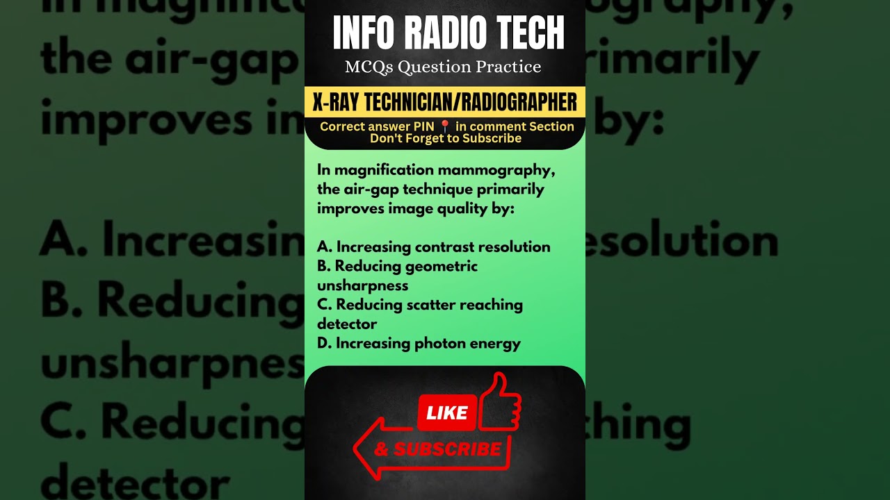 In magnification mammography, the air-gap technique primarily improves image quality by: 