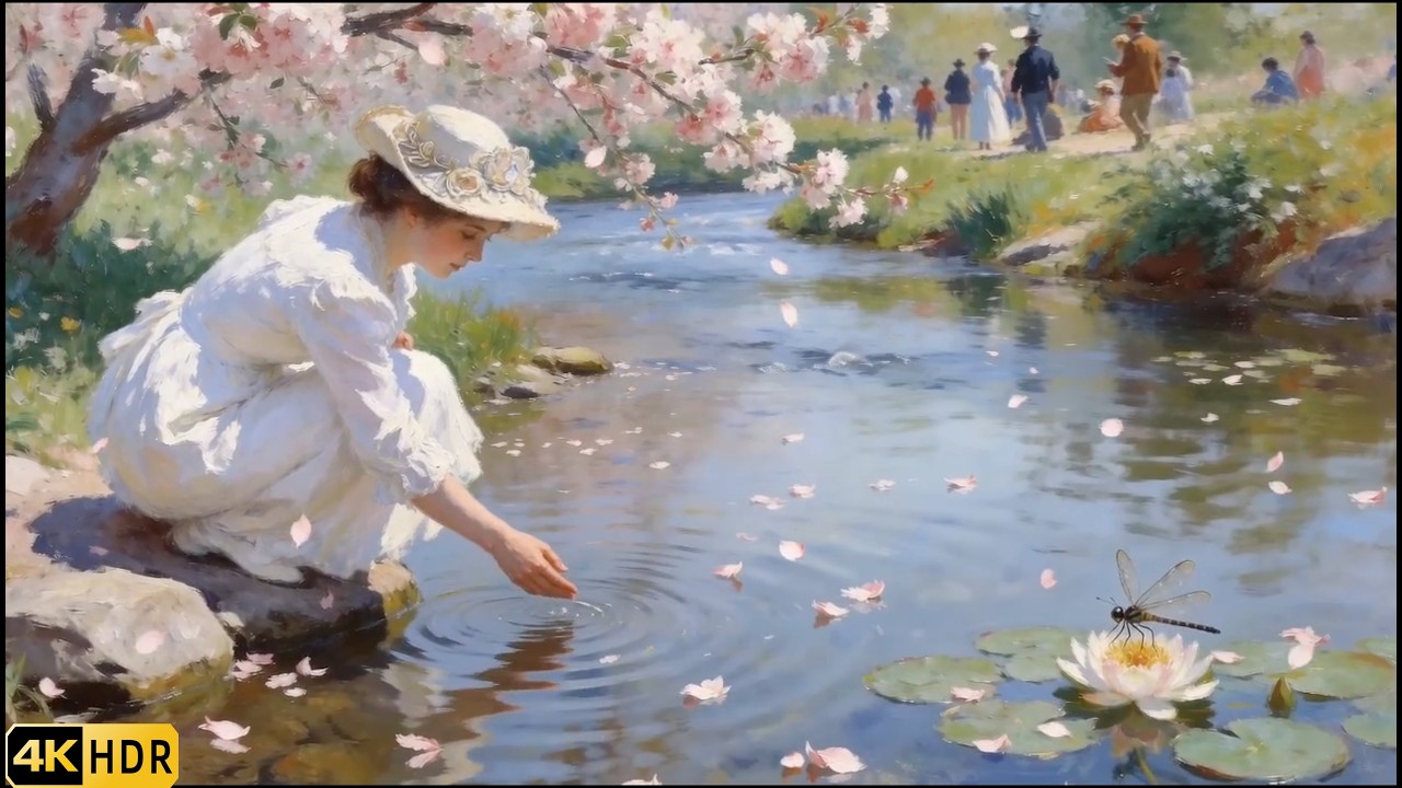 Monet's Romantic Impressionist Paintings & ASMR