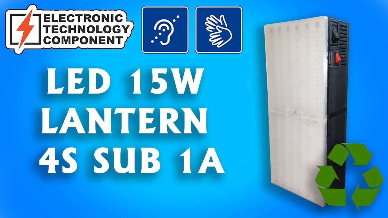 LED 15W LANTERN 4S SUB 1A #deaf