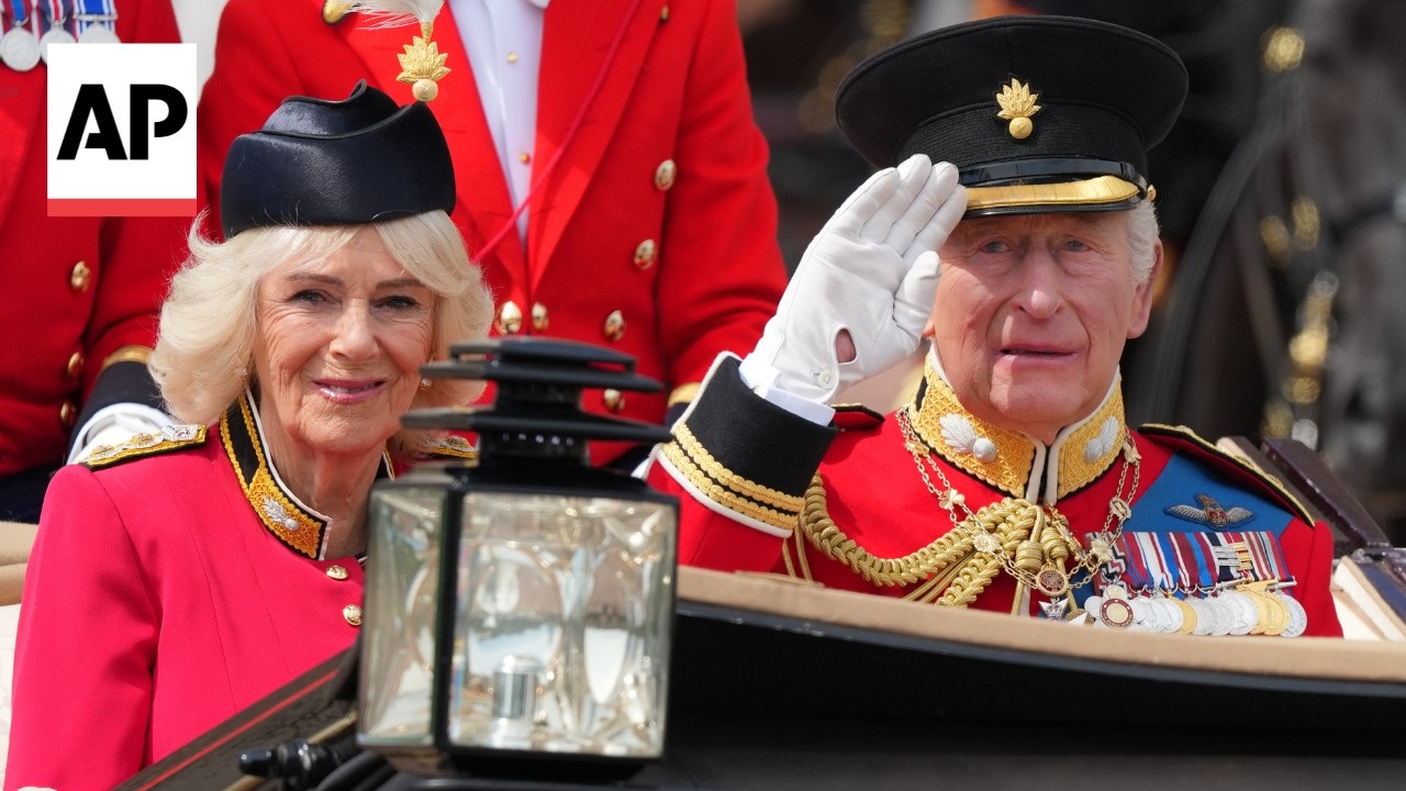 British Royals attend Trooping the Colour parade for King's birthday