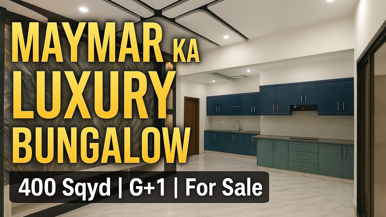 Gulshan-e-Maymar mein 400 Sqyd ka Luxury G+1 Banglow | Modern Home For Sale Full Tour