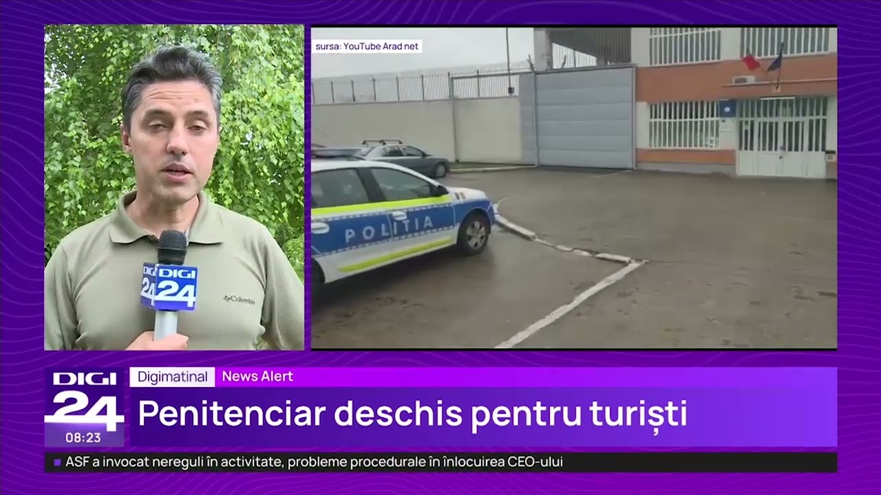 Despre turul la Penitenciarul Arad organizat de Arad Free Tours la Digimatinal la Digi24