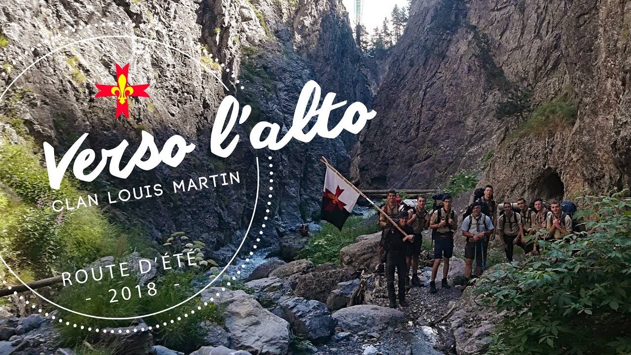 Scouts d'Europe Route d'été Clan Louis martin