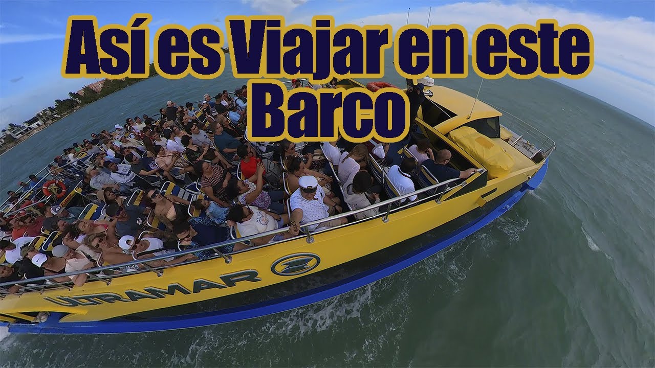 FERRY Ultramar de CANCÚN a ISLA MUJERES | Como es este viajar en este BARCO y si vale la pena