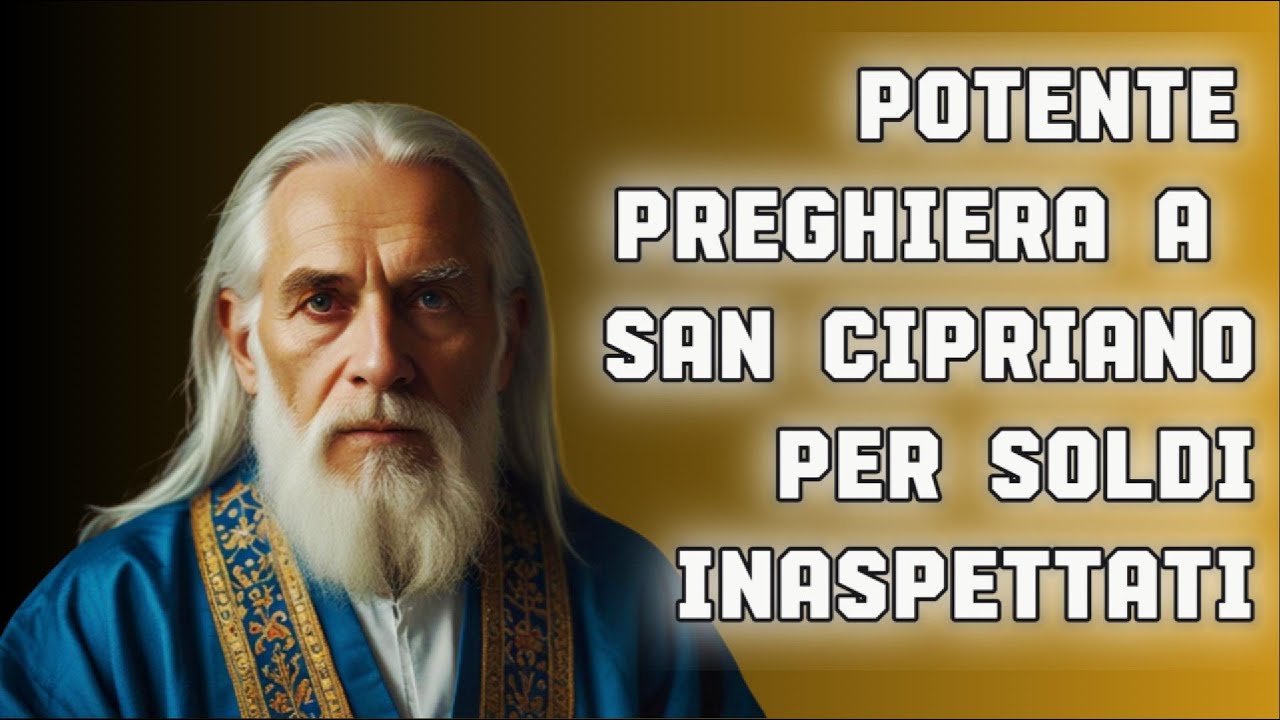Potente Preghiera a San Cipriano per Ottenere Denaro Inaspettato 💰🙏