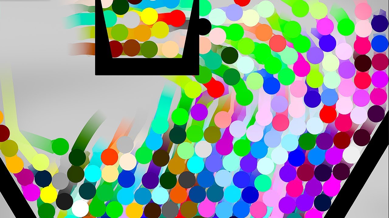 Downfall Obstacle Course in Algodoo - Thc Game Mobile