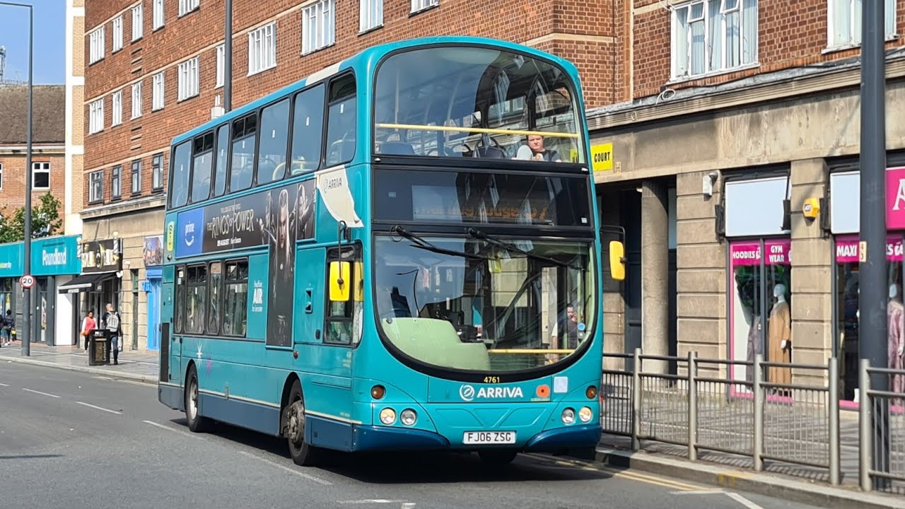 Ride on Arriva Midlands' VDL/DAF DB250 Wright Pulsar Gemini, 4761 (FJ06 ZSG) - Route 84