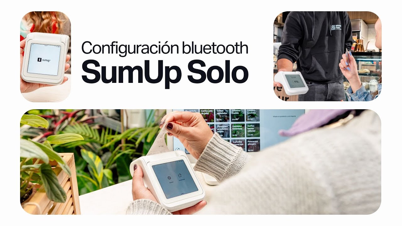 Configuración Bluetooth SumUp Solo