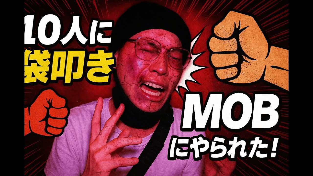 【MOBWAR】「1人 vs 10人の地獄バトル【完全記録】」