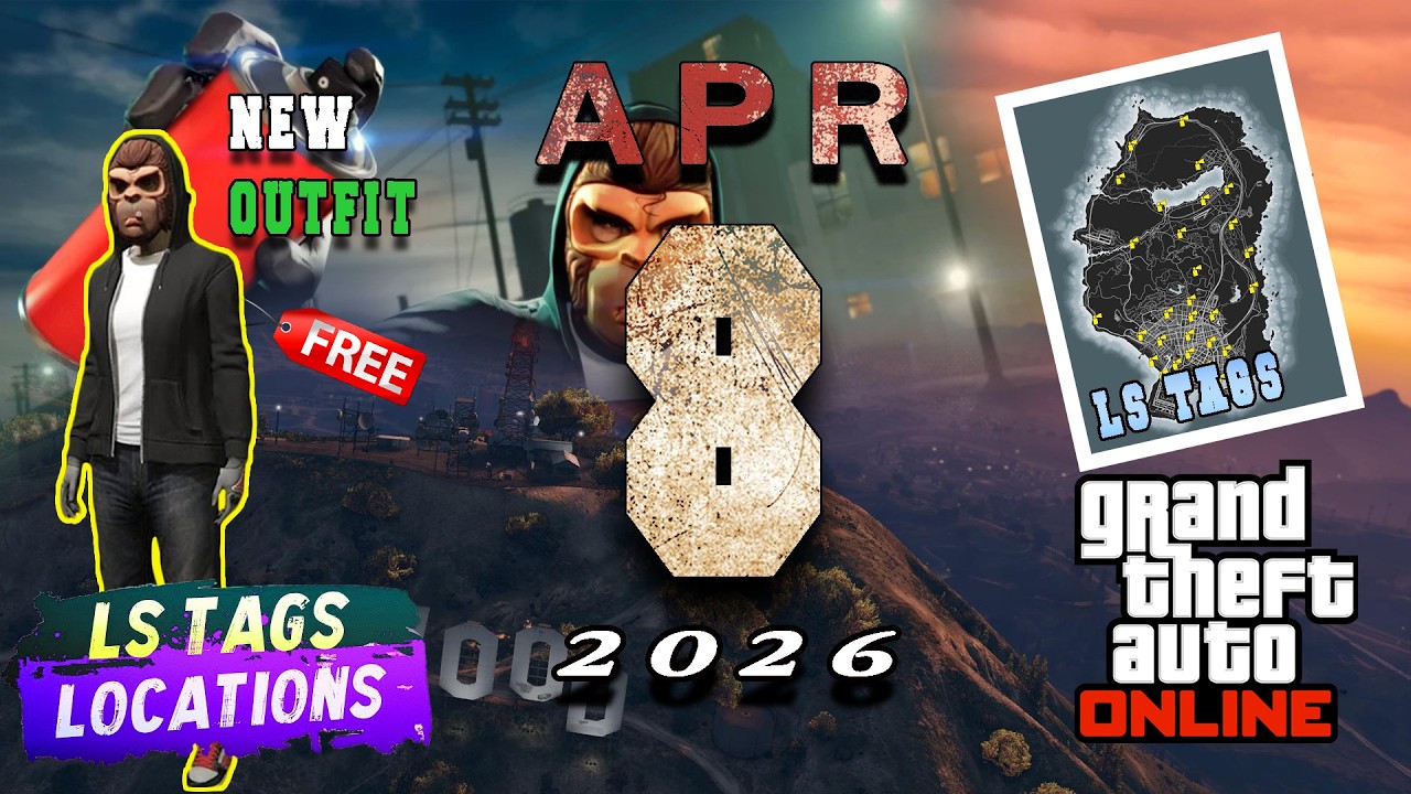 LS Tags Locations [April 8th] GTA Online 2026!!!