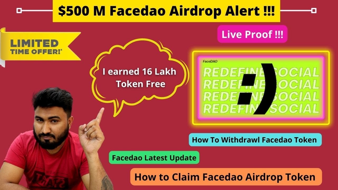 ⚠️$500M Facedao Token Airdrop Alert, Facedao Token Latest Update, How To Claim Free Facedao Token 🔥🔥