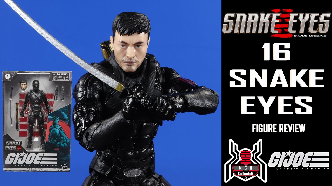 Обзор фигурки GI Joe Classified Series 16 SNAKE EYES из фильма «G.I. Joe Origins»