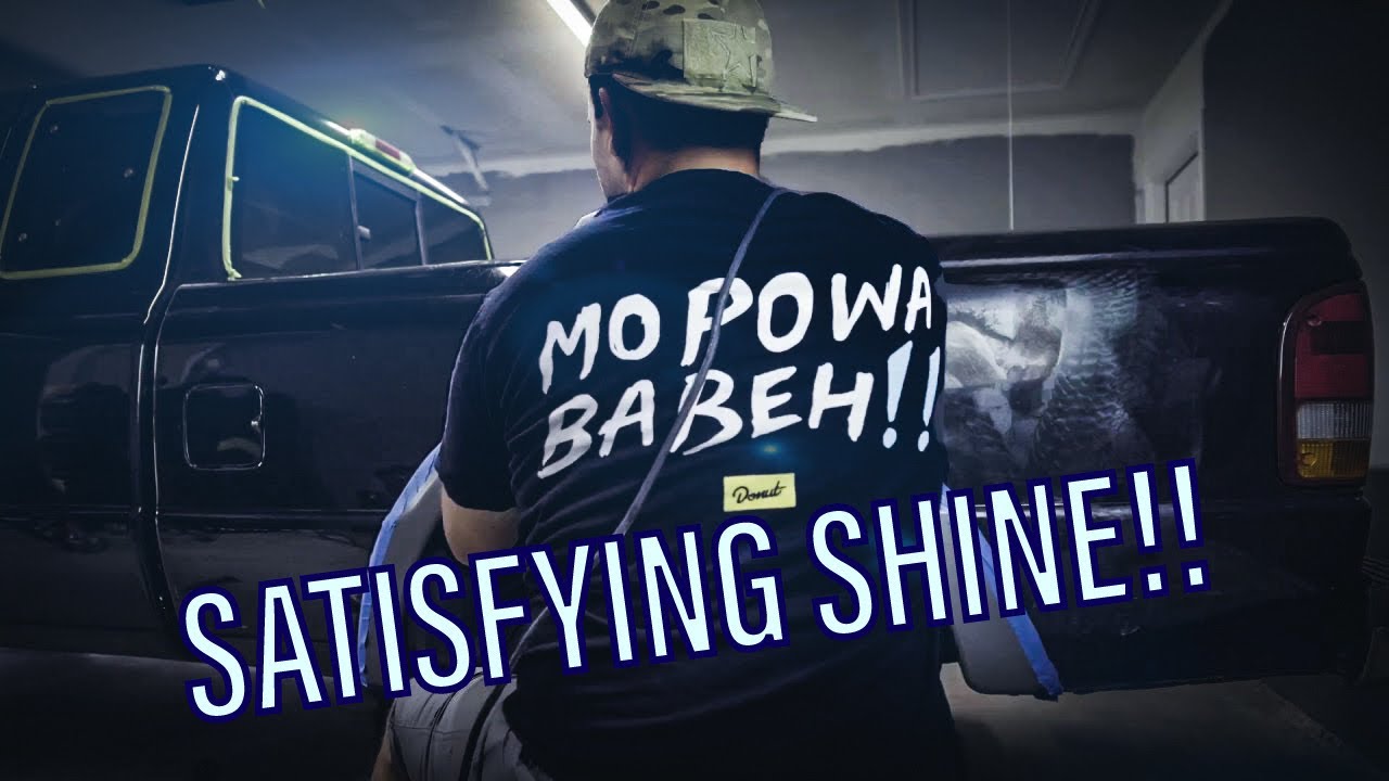 PAINT CORRECTING MY 23 YEAR OLD TRUCK IN 10 MINUTES  | Satisfying!