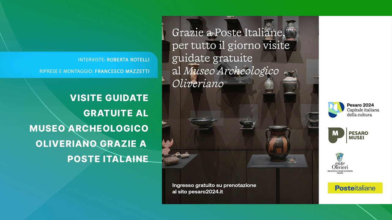 VISITE GUIDATE GRATUITE AL MUSEO OLIVERIANO GRAZIE A POSTE ITALIANE