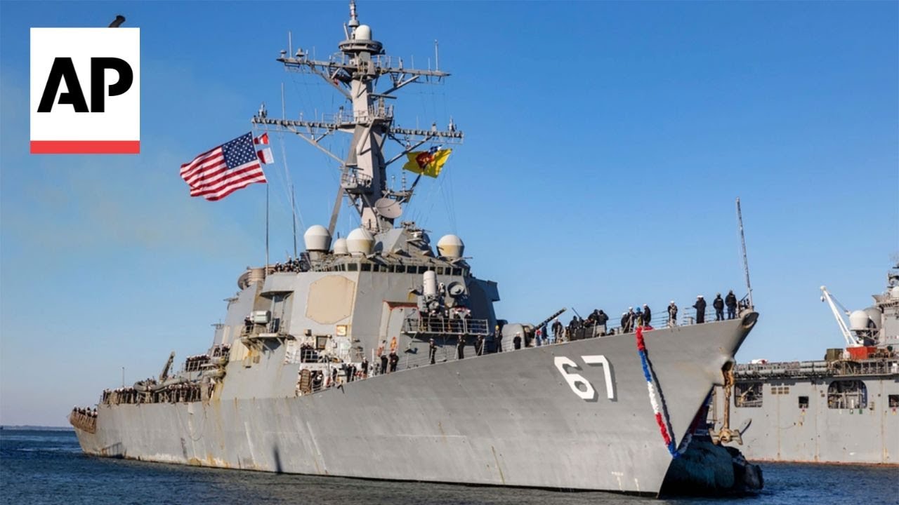 Sailors reunite with loved ones as USS Cole returns home ahead of Christmas