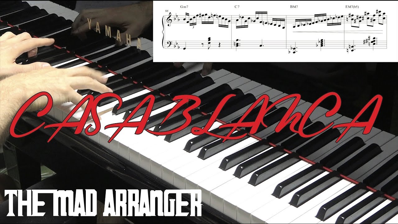 As Time Goes By - Jacob Koller - Advanced Jazz Piano Arrangement With Sheet Music