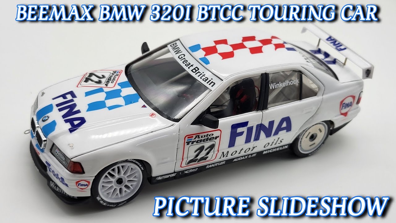 Beemax BMW 320i BTCC touring car 1/24 (picture slideshow start to finish)