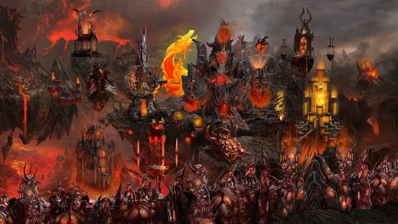 Inferno (animated) - Might & Magic Heroes VI [music]