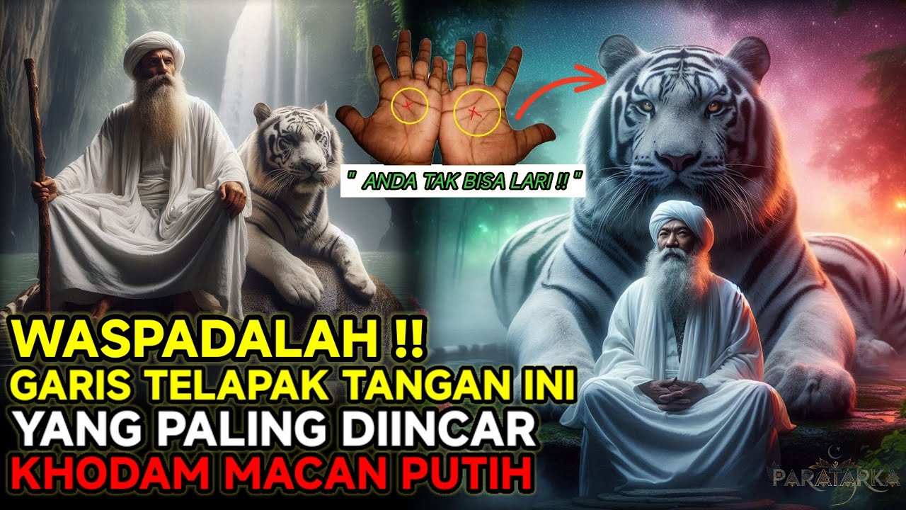 SELALU WASPADA❗ JIKA ANDA MEMPUNYAI TELAPAK TANGAN INI, PALING DIINCAR OLEH KHODAM MACAN PUTIH
