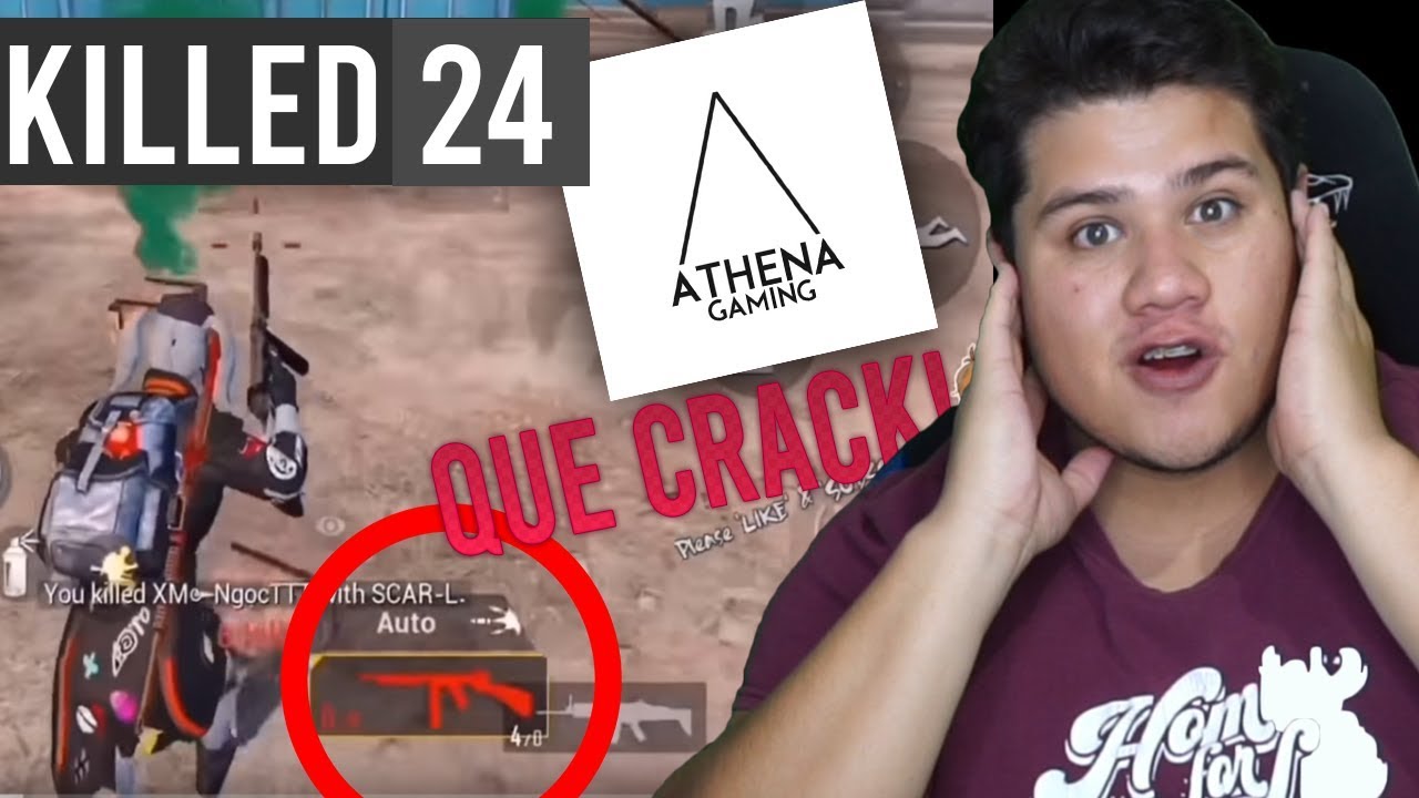 El Mejor Jugador de PUBG MOBILE? ATHENA Gaming Reaccionando