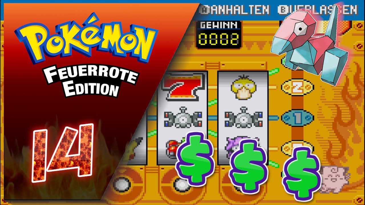 Gl&uuml;cksfund in der Spielhalle! | 🔥 Pok&eacute;mon Feuerrot Edition #14 (German/100%/4K60FPS)