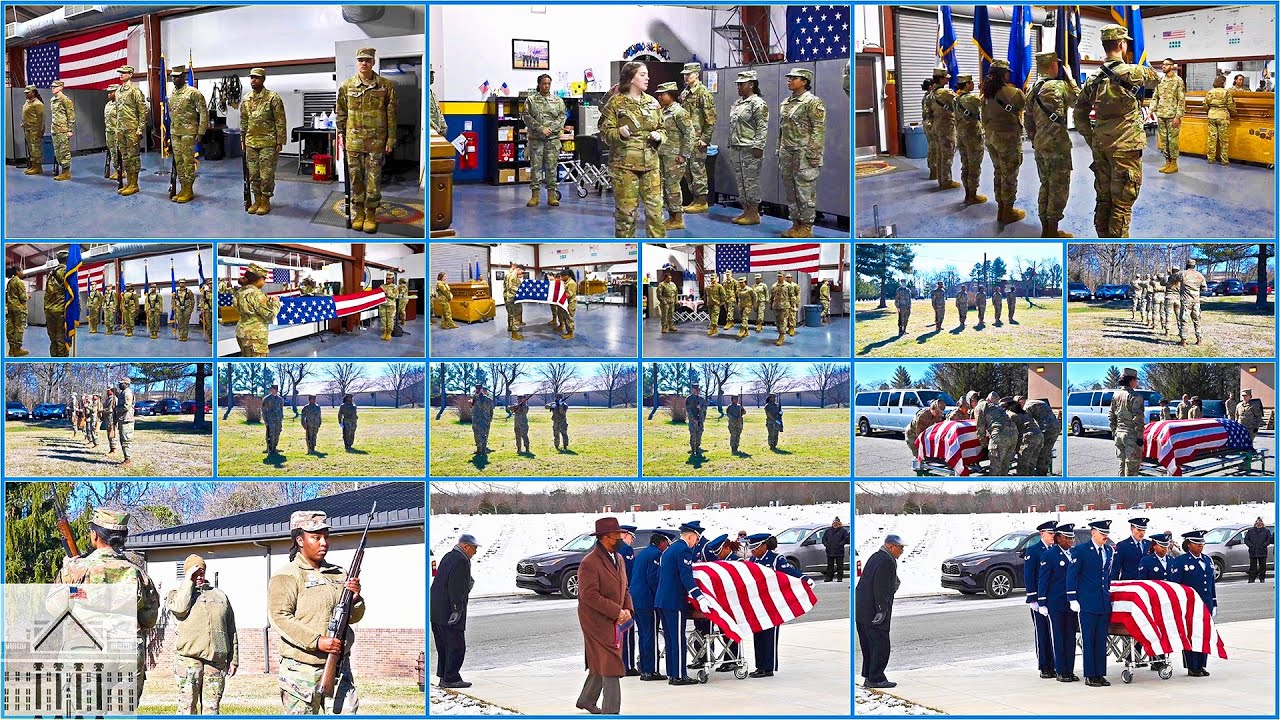 Joint Base Andrews Base Honor Guard Training 2024.