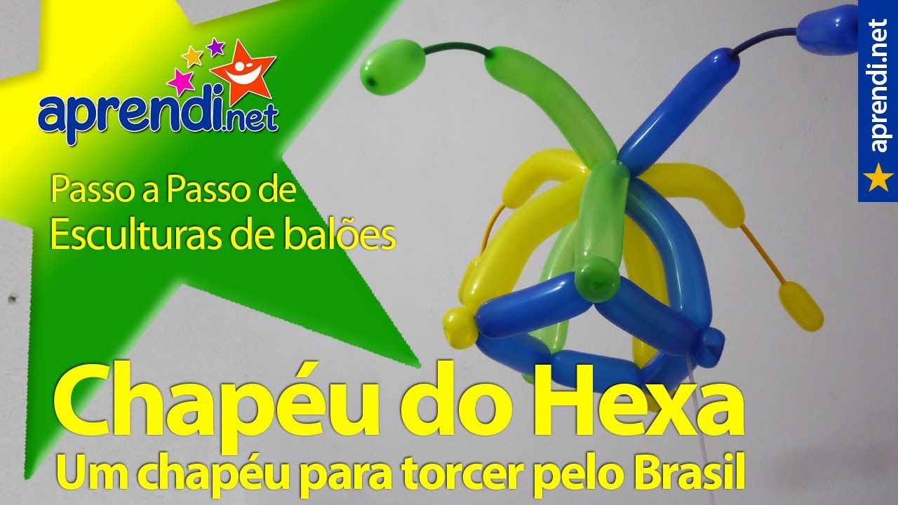 Como fazer um chapéu de palhaço com balões