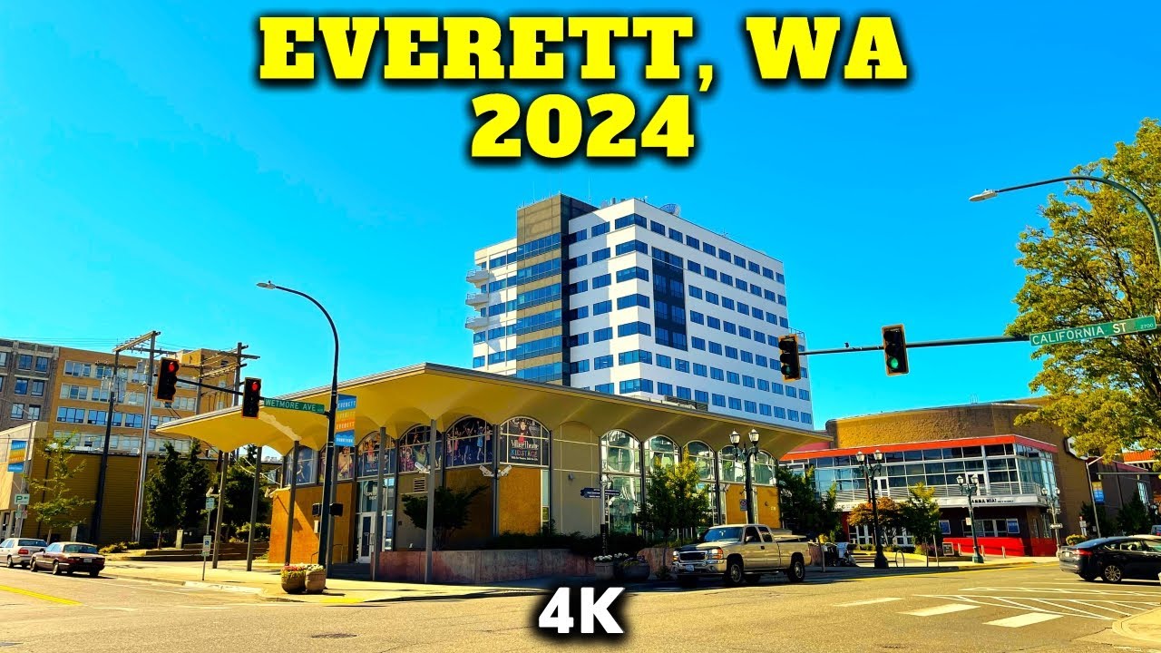 The City Of EVERETT, Washington | Stunning 4K Driving Tour 🇺🇸