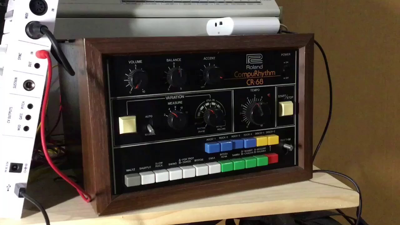 CR-68 Trigger Out to MIDI Clock via Keystep