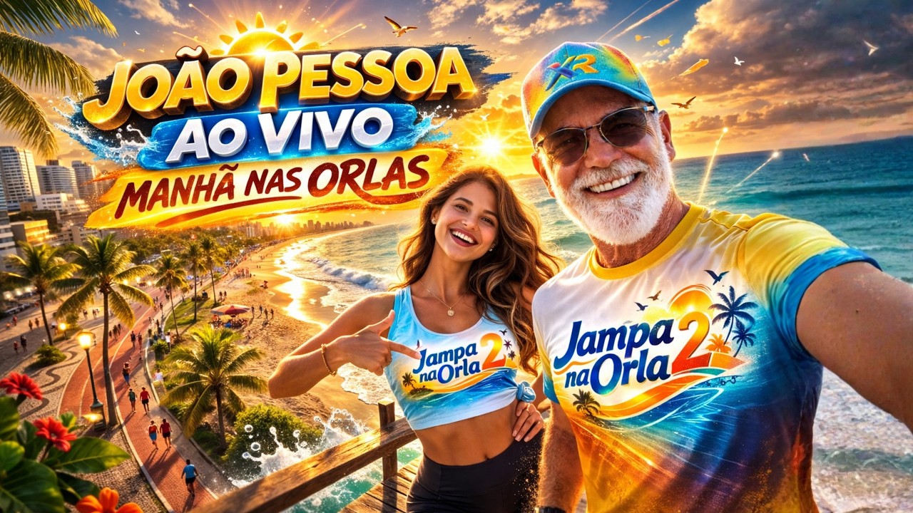 JOÃO PESSOA AO VIVO☀️ Manhã nas Orlas AGORA!🌴|JOÃO PESSOA LIVE ☀️ | Beaches This Morning RIGHT NOW!