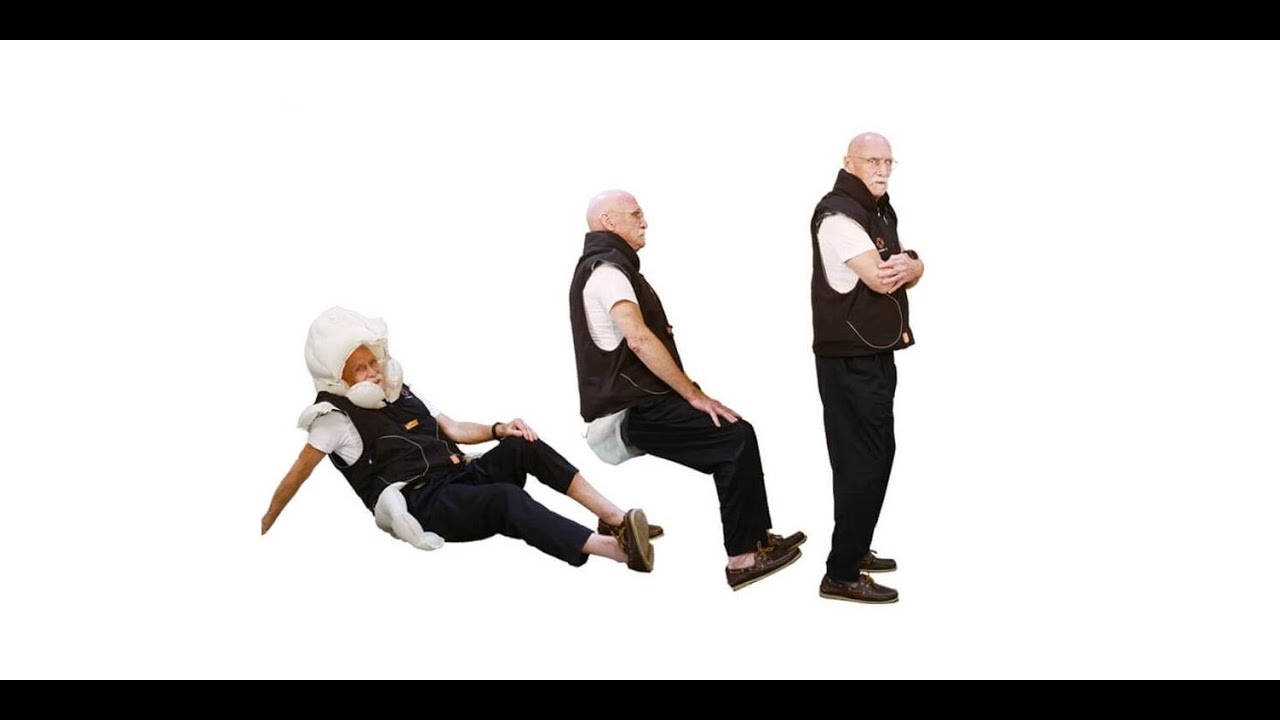 Airbag vest for seniors