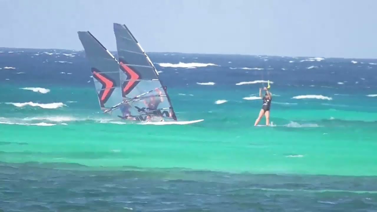 Ben goes windsurfing in Boracay, Philippines  2023