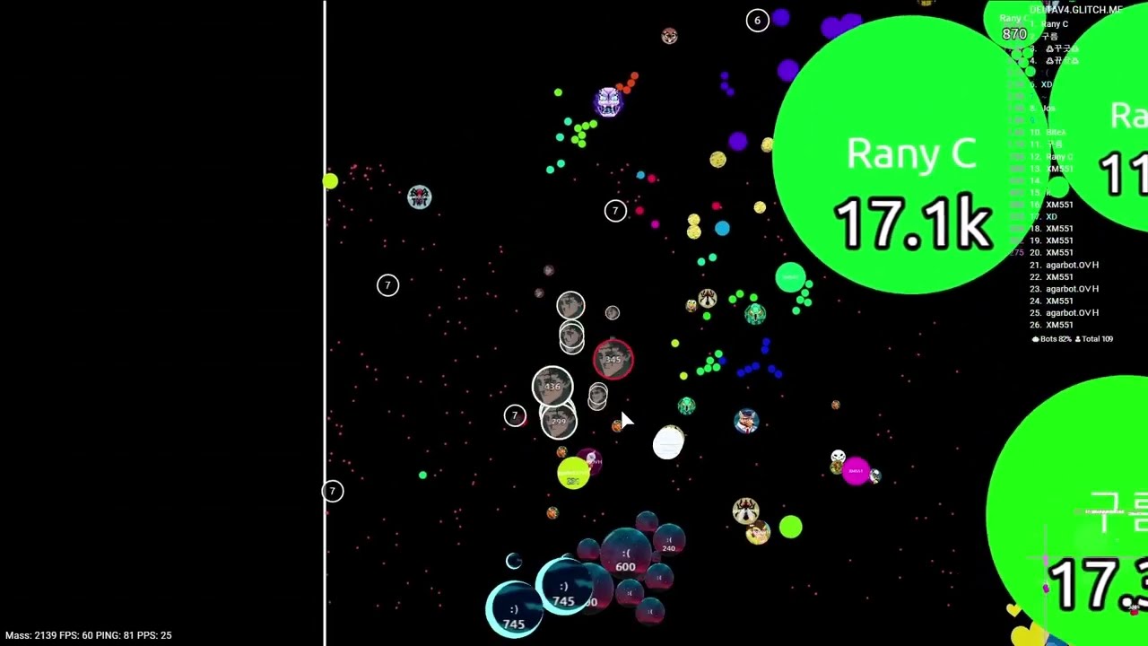 Agar.io | takeover II Agarbot.OVH