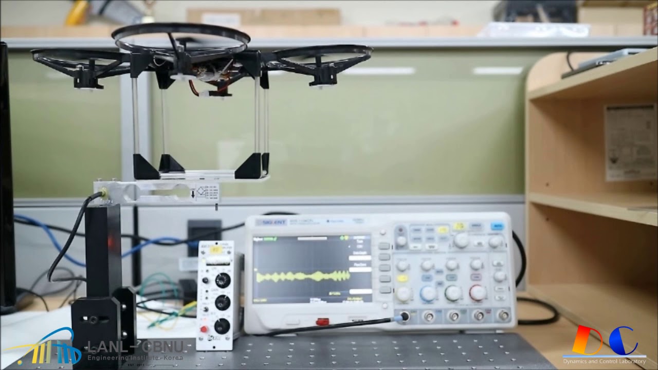 Measuring thrust force of drone by load cell 20170414a