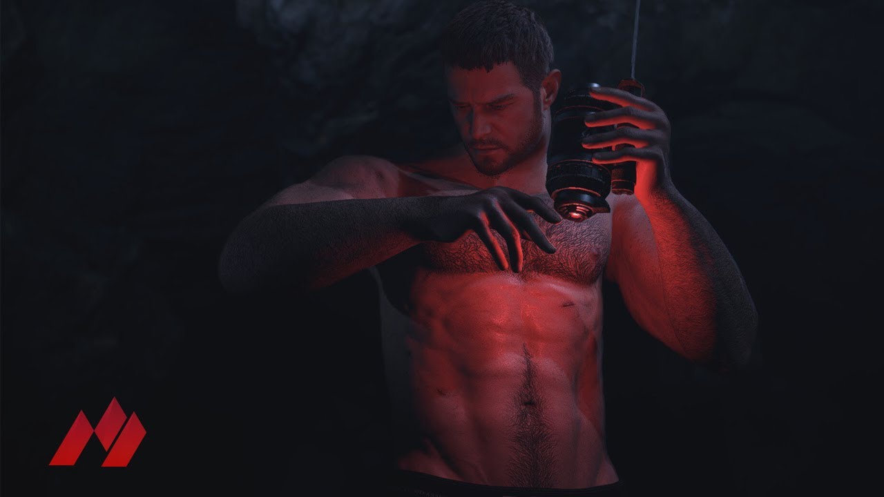 Underwear Chris Redfield  Mod - All Cutscenes (Resident Evil Village)