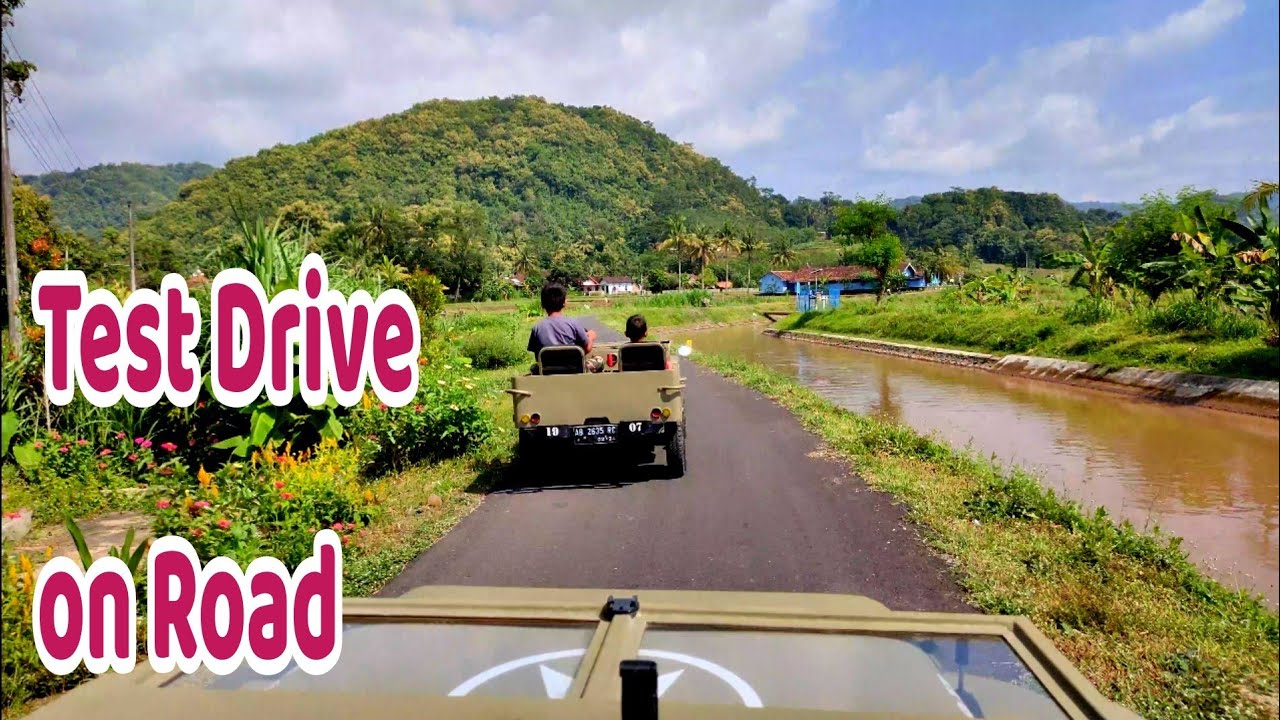 Test Drive on road mini willys 1000 cc