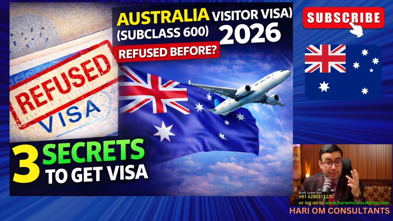 Australia Visitor Visa 2026: 3 Secrets That Work Even After Refusal! 🇦🇺