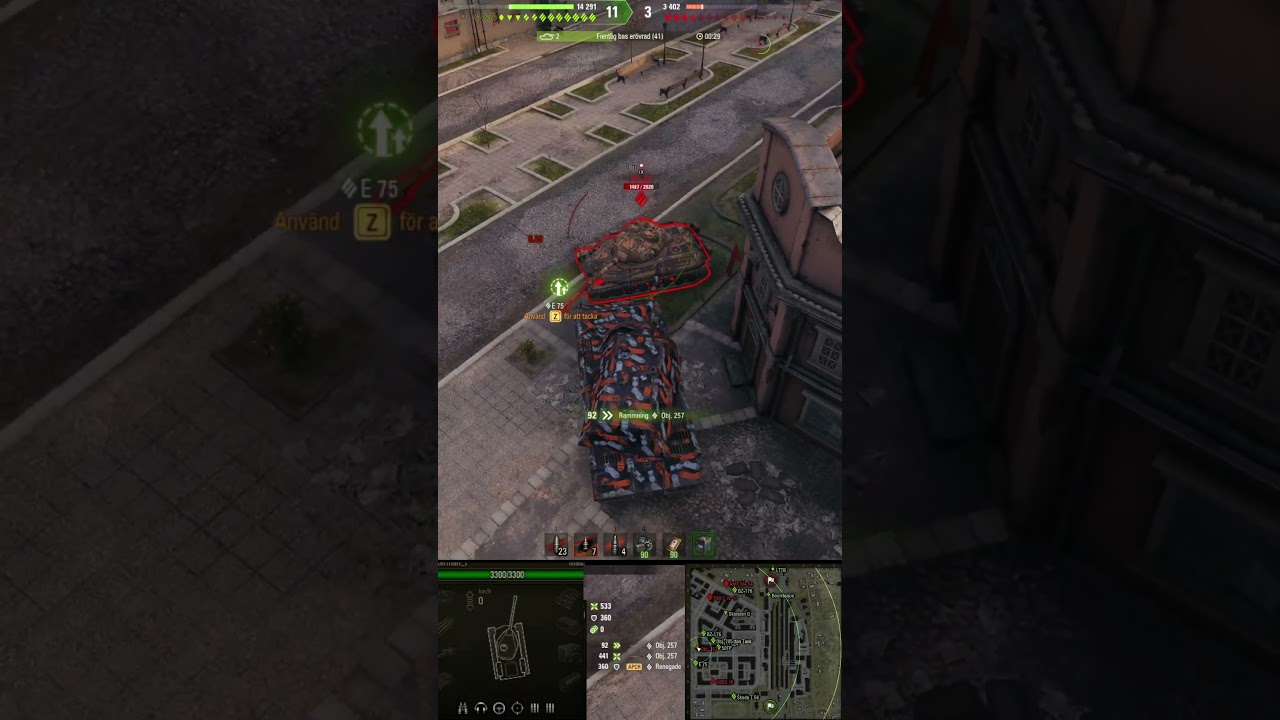 WORLD OF TANKS. MAUS USES 180 TON RAMMING KILLING.