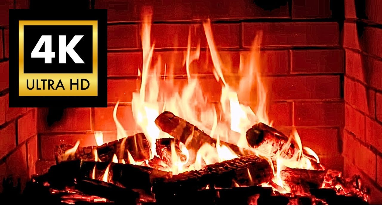 Soft Fireplace Crackling for Deep, Calm Fire Sounds For Reading,sleeping and Meditation (1 hour) 4K