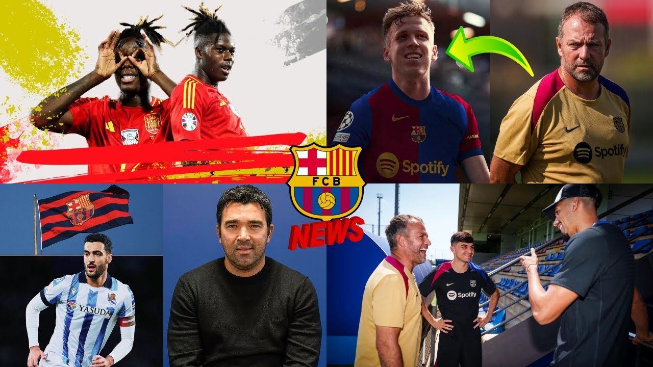 Nico Williams QUICK Deal🚨| Flick WANTS Dani Olmo💣| Deco PLANS Merino Signing🧨| Key INJURY Blows🚑
