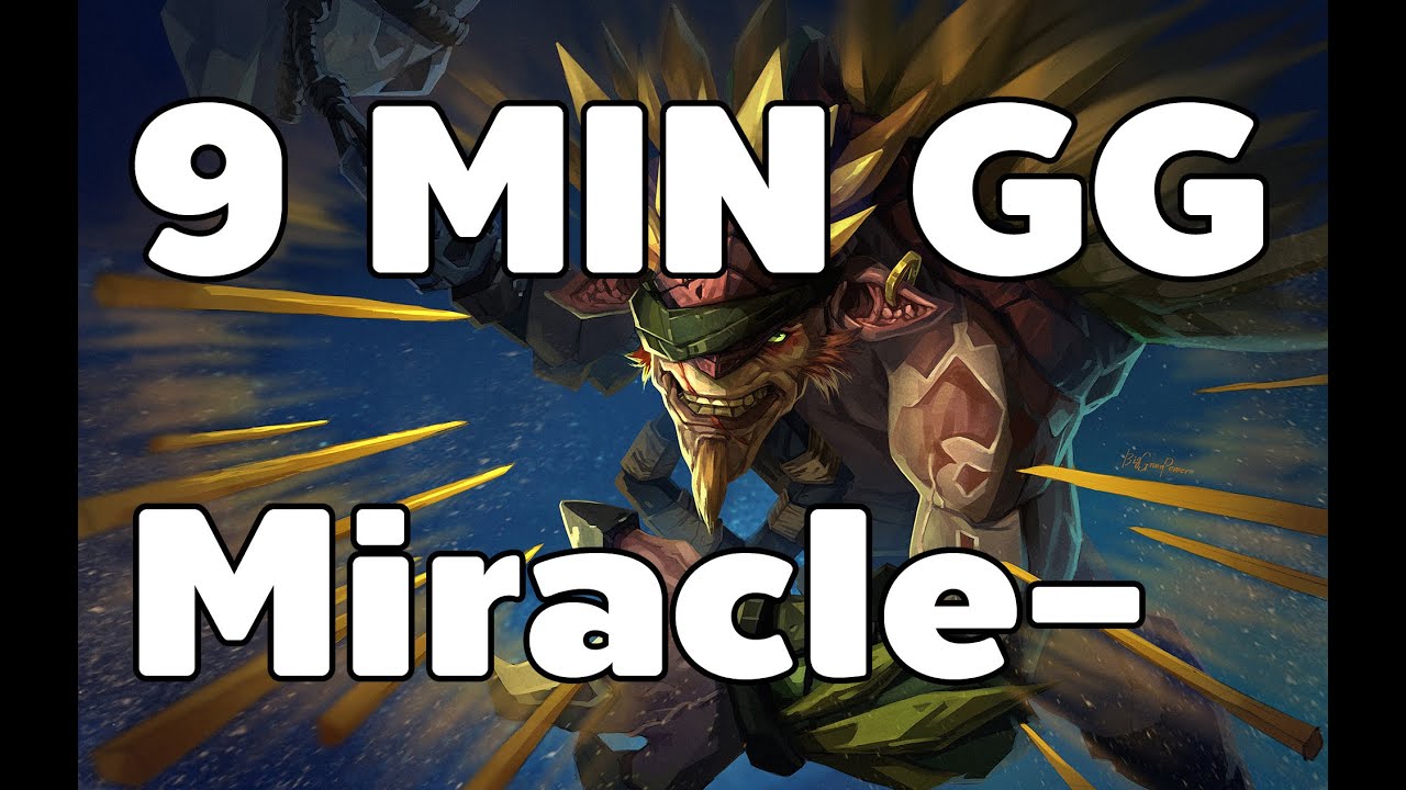 9 Min GG Bristleback Miracle- Dota2 RedArchon
